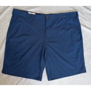 IZOD Golf Shorts Mens 42 Blue Straight Fit Performance Stretch New With Tags NWT